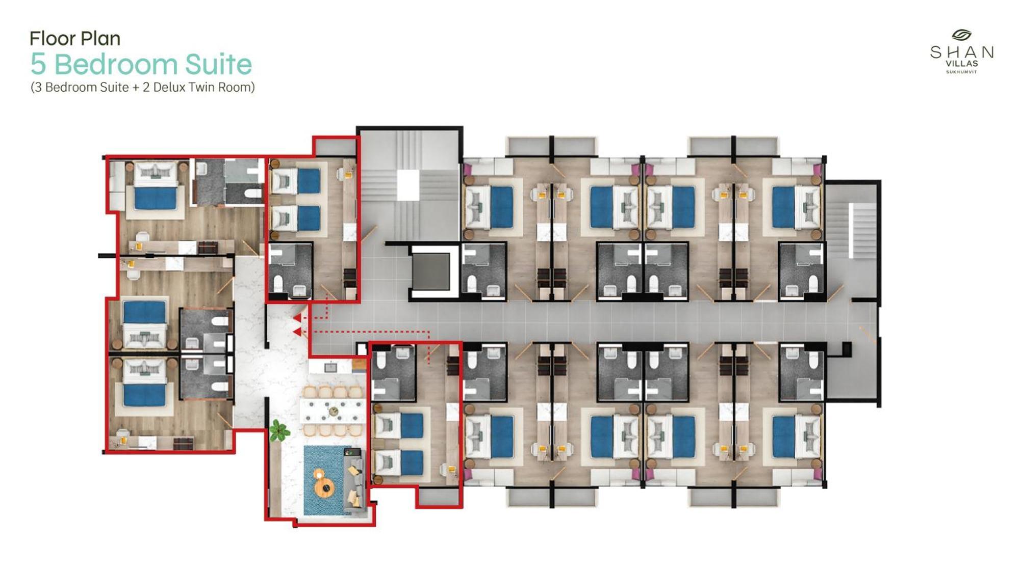 โรงแรม Shan Sukhumvit 3*